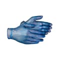 Miniatyrbilde 1 av 2: Aurelia Delight Blue PD Blue Powdered Vinyl Gloves (Pack Of 100)