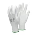 Miniatyrbillede 1 af 3: ECD Germany 36 par PU arbejdshandsker, størrelse 11-XXL, farve hvid, mekanik handsker, arbejdshandsker Nylon Have, Builders, mekanik handsker