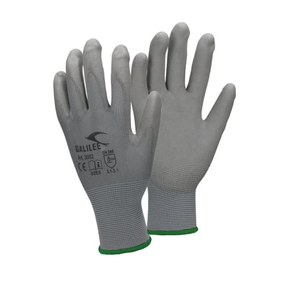 ECD-36 Germany pari PU-työkäsineitä, koko 11-XXL, Harmaa, mekaanikko käsineet kokoonpano käsineet nylon puutarha, Rakennusliitto, mekaanikko käsineet