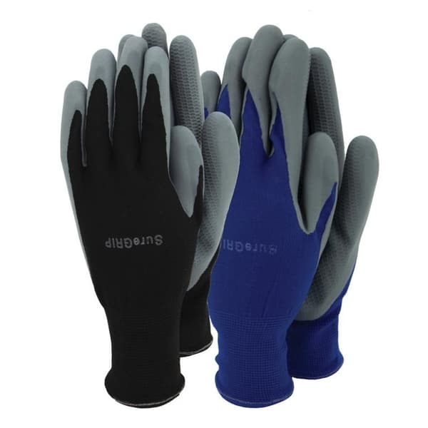 Town & Country SureGRIP havehandsker til mænd (pakke med 2) Black/Blue/Grey One Size