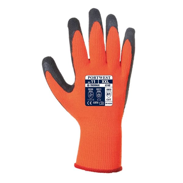 Portwest Unisex voksen A140 termiske latexhandsker