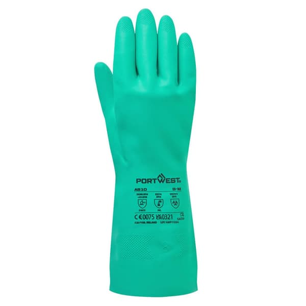 Portwest Unisex A810 Nitrosafe kemikaliehandske til voksne A810