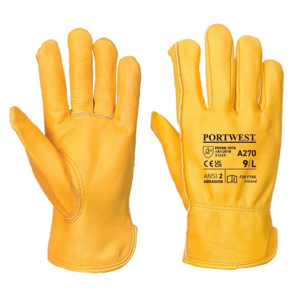 Portwest A270 Classic Leather Driver Gloves