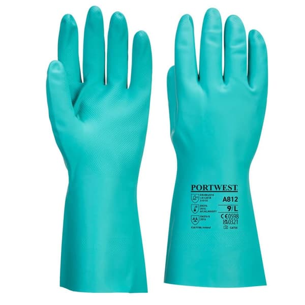 Portwest Unisex voksen A812 Nitrosafe Plus kemikaliehandske til voksne