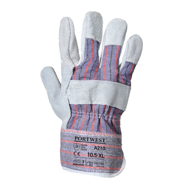 Portwest Unisex Adult A210 Canadian Leather Rigger Gloves