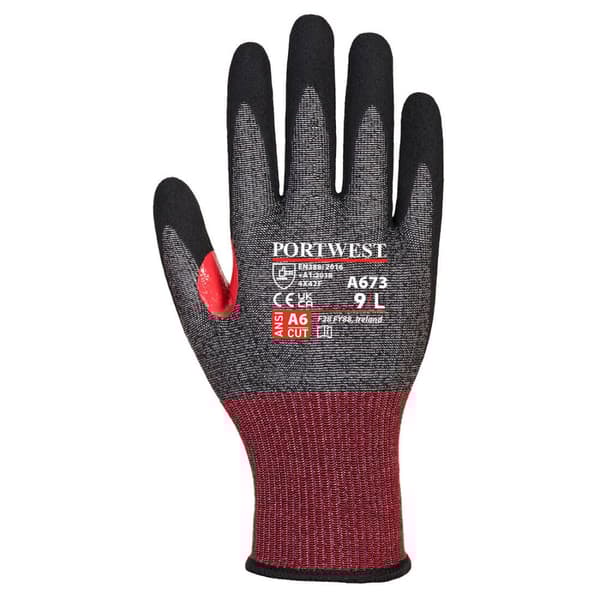 Portwest Unisex Adult A673 CS F18 Nitrile Cut Resistant Gloves