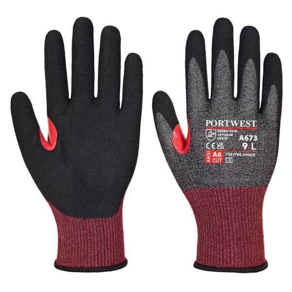 Portwest Unisex Adult A673 CS F18 Nitrile Cut Resistant Gloves