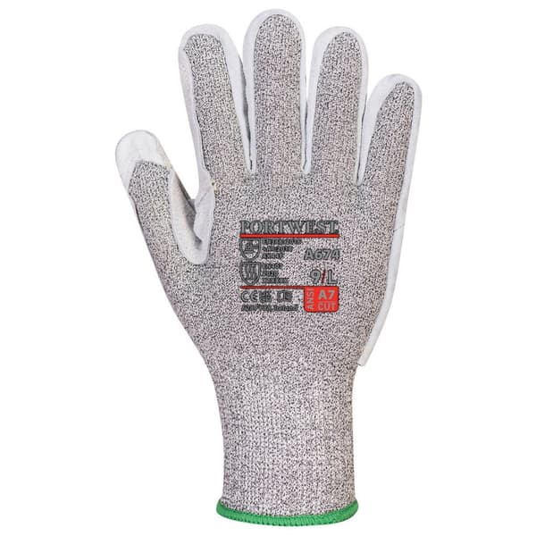 Portwest Unisex Adult A674 CS F13 Leather Cut Resistant Gloves