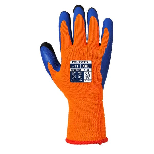 Portwest Unisex A185 Duo-Therm Grip Gloves för vuxna A185