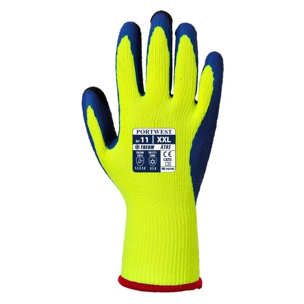 Portwest Unisex A185 Duo-Therm Grip Gloves för vuxna A185
