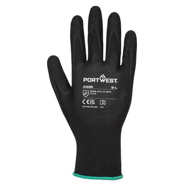 Portwest Unisex Vuxen A335 Dermi NPR15 Nitrilhandskar med grepp