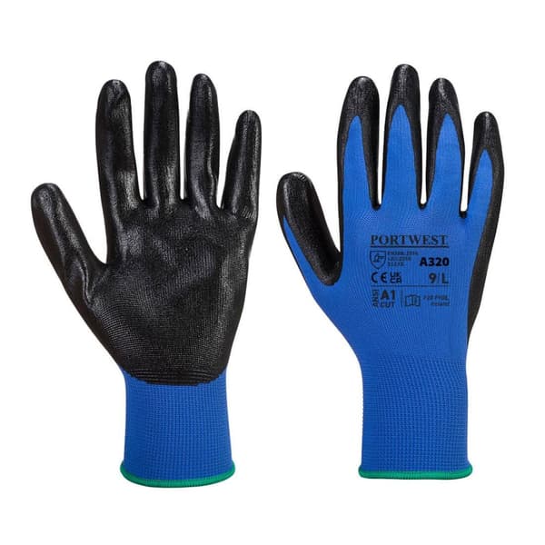 Portwest Unisex voksen A320 Dexti Grip-handsker til voksne
