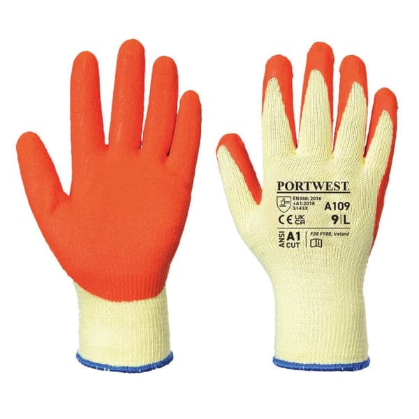 Portwest Unisex A109 Grip-handsker til voksne