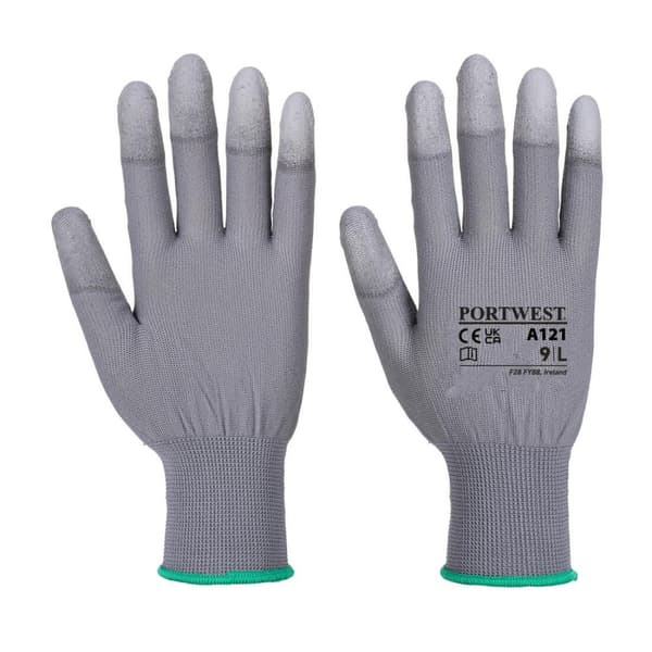 Portwest Unisex Adult A121 PU Fingertip Grip Gloves