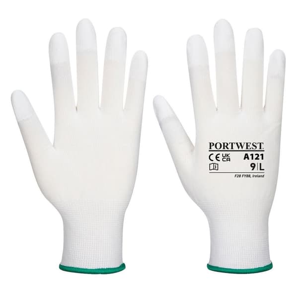 Portwest Unisex voksen A121 PU fingerspidshandsker med greb