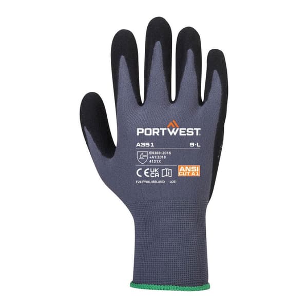 Portwest Unisex Adult A351 DermiFlex Plus Grip Gloves