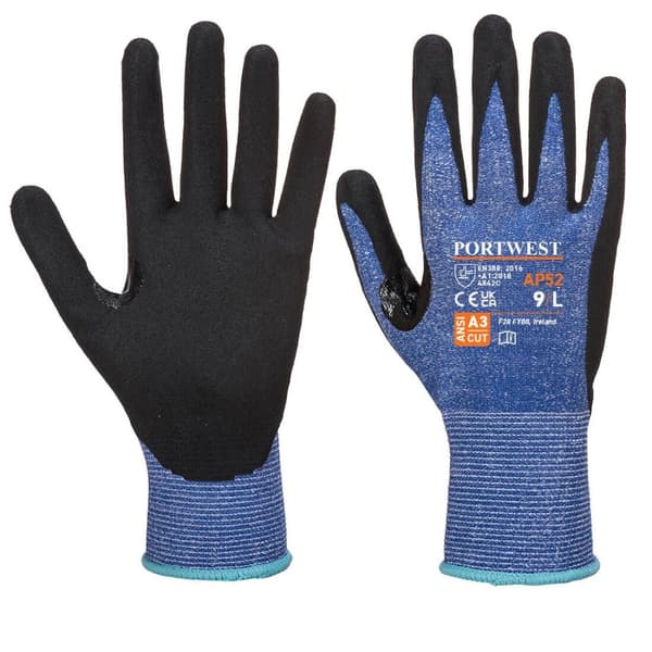Portwest Unisex AP52 Dexti Ultra Cut Resistant handsker til voksne AP52
