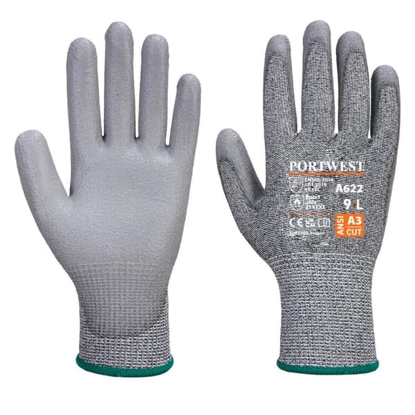 Portwest Unisex voksen A622 MR PU PU håndflade skærefast handsker