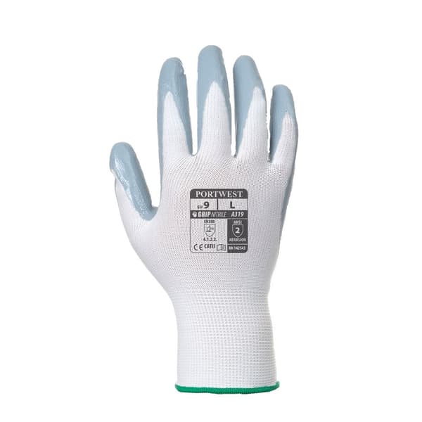 Portwest Unisex A319 Flexo Nitrilhandsker med greb til voksne