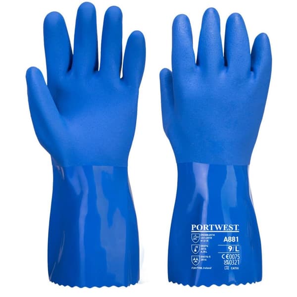 Portwest Unisex Adult A881 Marine Ultra PVC Chemical Gauntlet