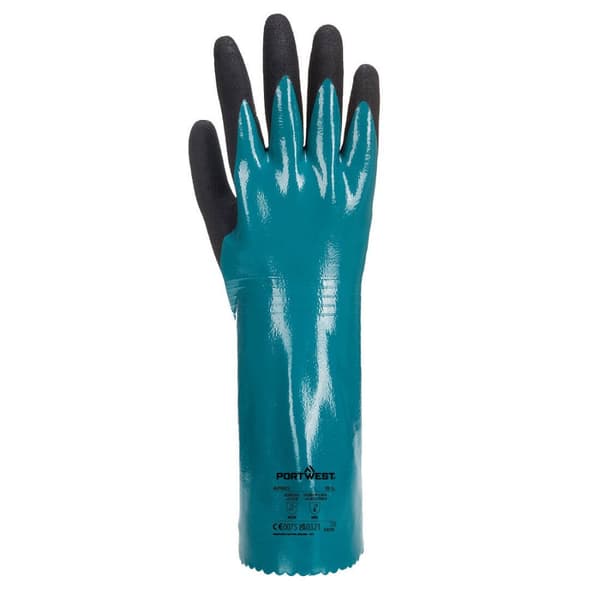 Portwest Unisex Adult AP60 Sandy Grip Lite Chemical Gauntlet