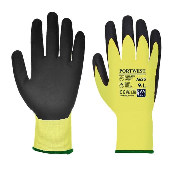 Portwest Unisex Adult A625 Vis Tex Cut Resistant Gloves