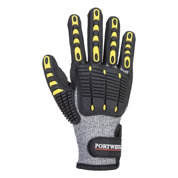 Portwest Unisex A772 slagfast handske til voksne, der er modstandsdygtig over for slag og snit