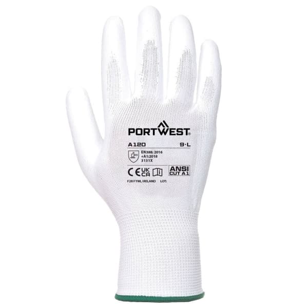 Portwest A120 PU Palm Grip Gloves