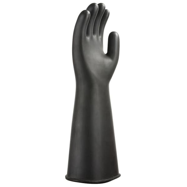 Portwest Unisex voksenhandske i kraftig naturgummi Black L