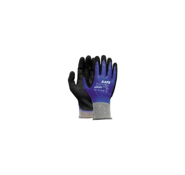 Vernehansker med nivå 5/D kuttmotstand M-Safe Full-Nitril Cut 5 14-705, størrelse 11/XXL