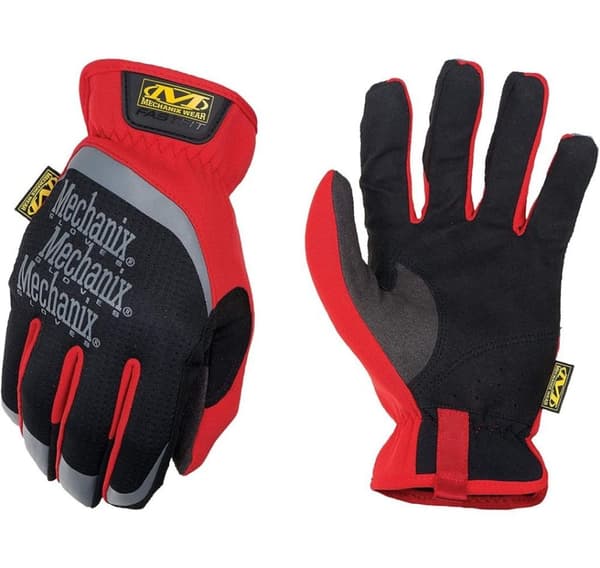 Handsker Mechanix FastFit® 02 sort/rød XXL