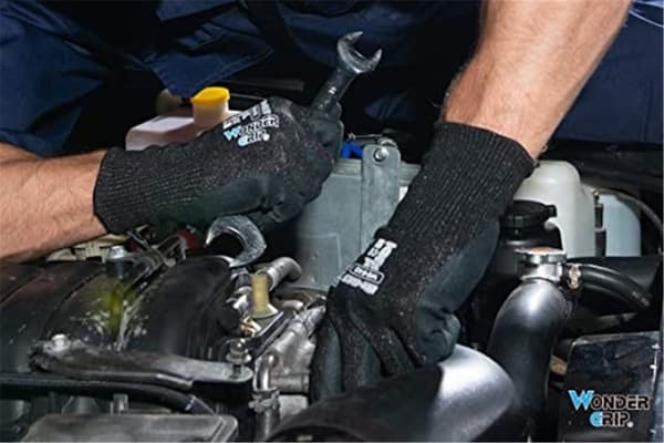 Wonder Grip WG-640 Car repair shop, Assembly, Steel industry, Waste industry, medium cut protection in dry, damp and slightly oily environments, XL/10