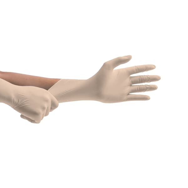 Aurelia Vibrant Latex Examination Gloves (Pack of 100) White One Size