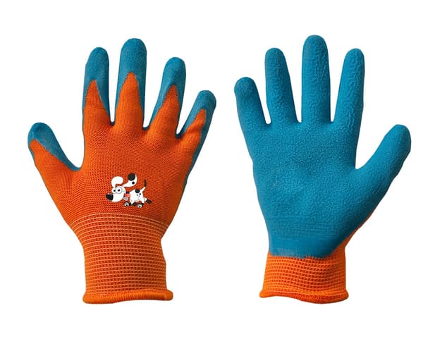 Sæt med 24 produkter. Handsker ORANGE latex, str. 3