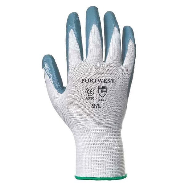 Portwest Unisex Adult A310 Flexo Nitrile Safety Gloves