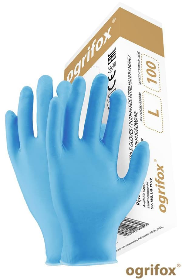 PUUTETTOMAT NITRILIKÄSINEET/100 kpl XL