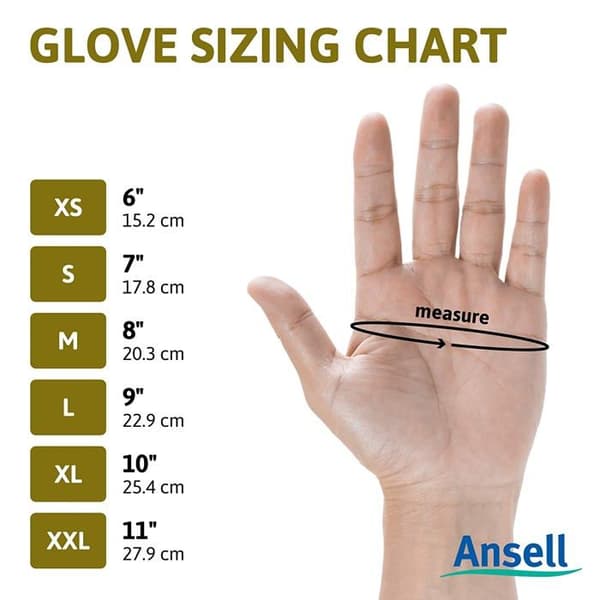 Gant de chantier Ansell - AN11-840M - HYFLEX 11-840 Gants SZ 08 (M)