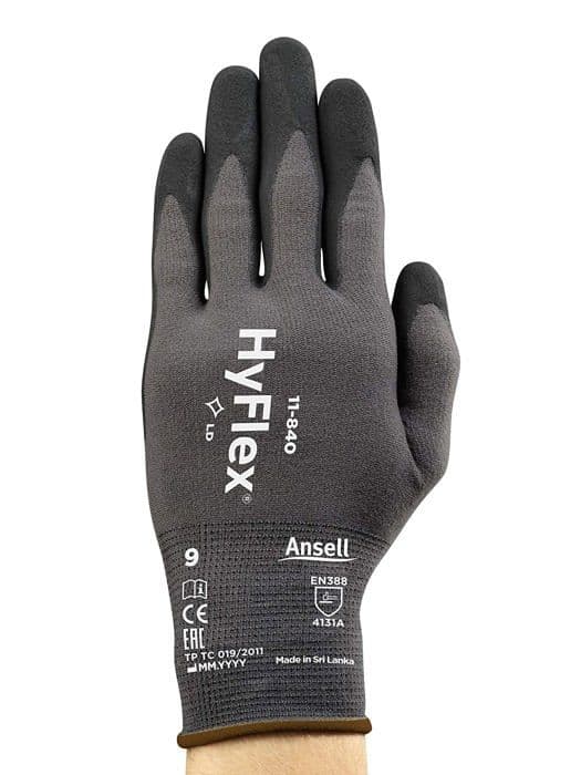 Gant de chantier Ansell - AN11-840M - HYFLEX 11-840 Gants SZ 08 (M)
