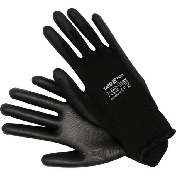 Yato YT-7473, Hushållshandskar, Noir, Nylon, 1 styck, 4131 EN 388, CE, 50 g