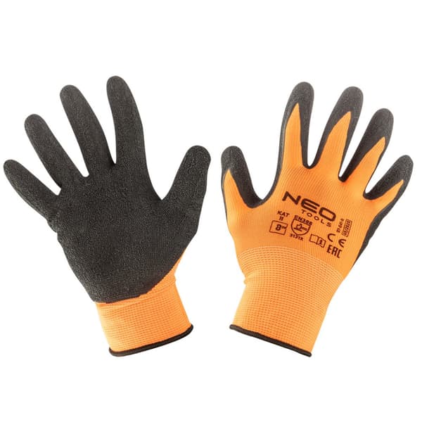 Arbejdshandsker, latexbelagt polyester (Crincle), 3131X, str. 8