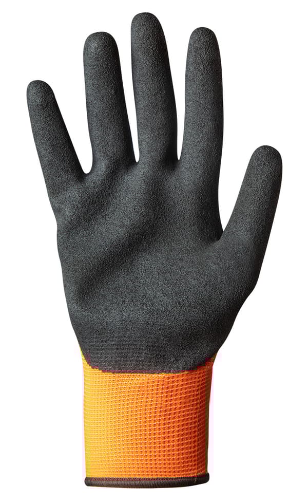 Arbejdshandsker, nitrilbelagt polyester (sand), 4131X, størrelse 9