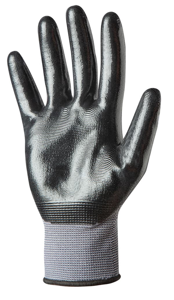 Arbejdshandsker, nitrilbelagt nylon, 4131X, størrelse 8