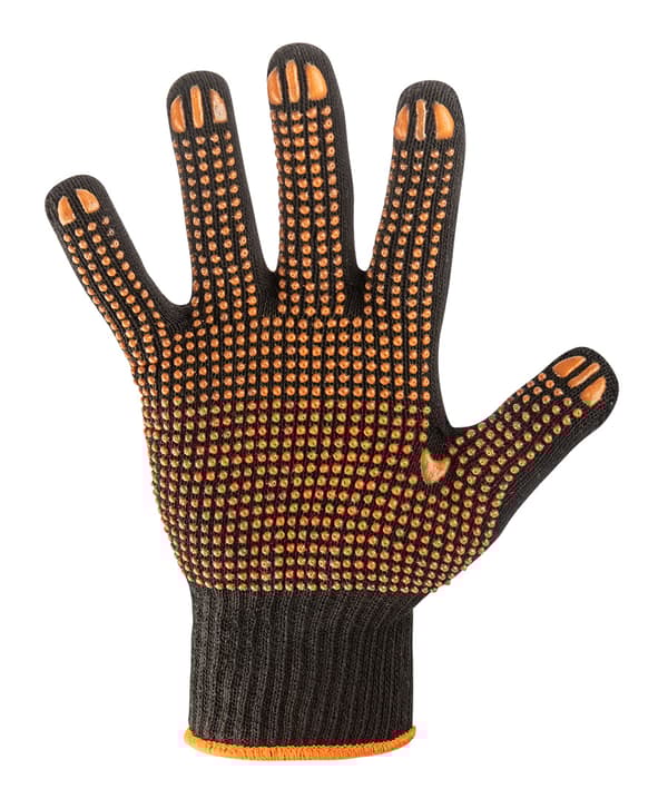 Arbejdshandsker, bomuld og polyester, prikket, str. 9