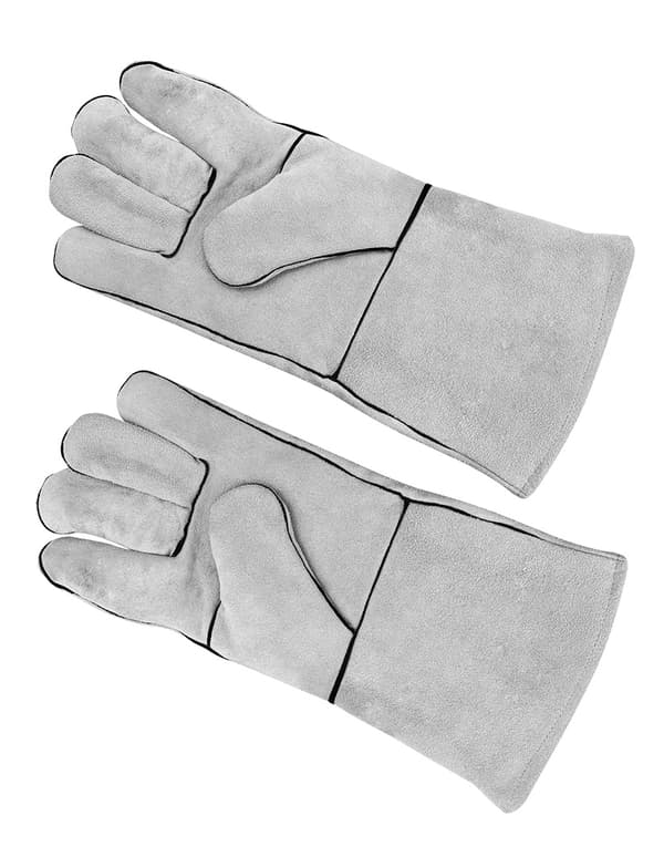 Lange svejsehandsker med Kevlar gevind, MAG type A, EN 388: 4332X & EN 407: 442X4X