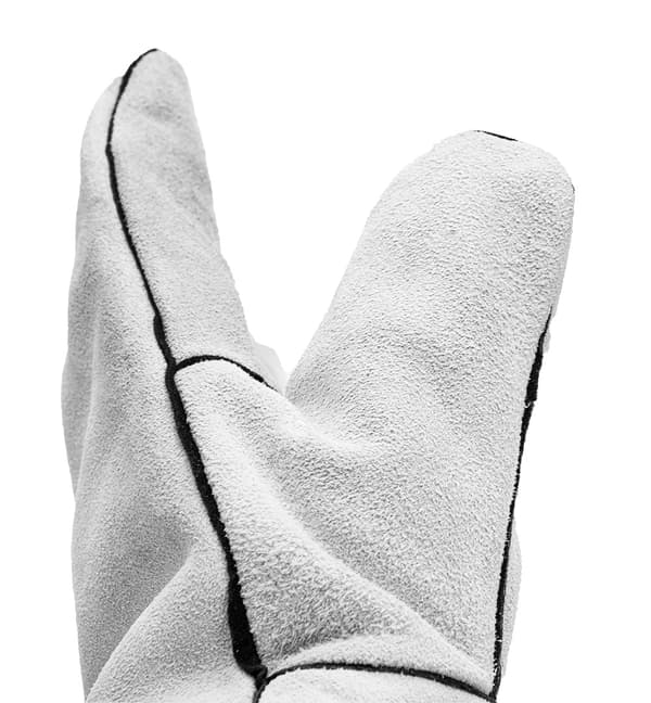 Lange svejsehandsker med Kevlar gevind, MAG type A, EN 388: 4332X & EN 407: 442X4X