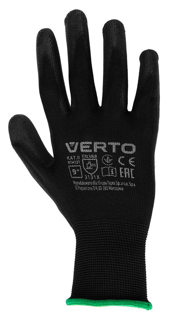 PU-belagte havehandsker, størrelse 11"