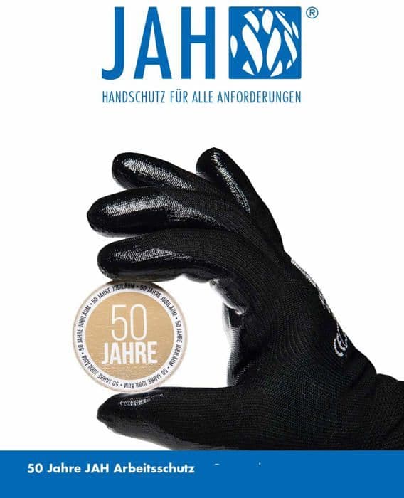 Jah bygghandske - 2024 - Nylonhandskar, Oekotex, svår, vit, storlek 10, 24 st.