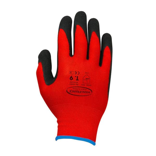 Handskar för hantering - 98007 - Röd - Vuxen - Unisex
