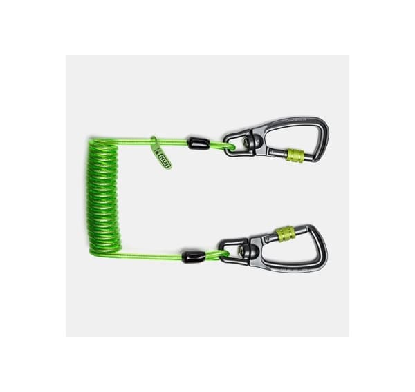 Spoleverktøysnor NLG, med to karabiner, maks belastning 3 kg