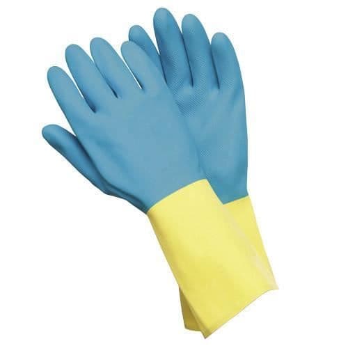Bicolor Neopreno-latex Guante Talla M (Par)